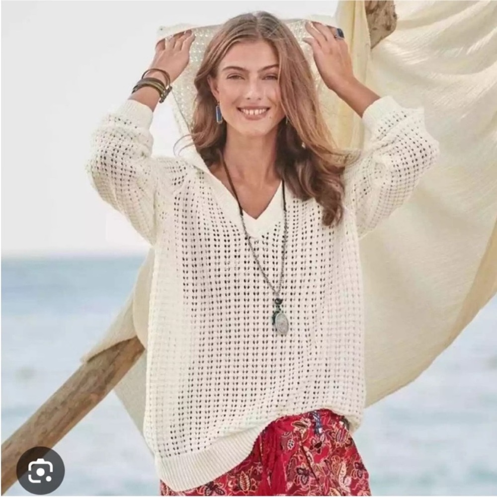 Sundance ivory harbors sweater hoodie